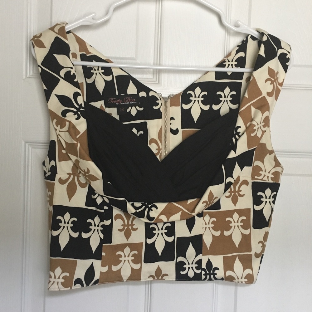 Trashy Diva Grand Fleur honey blouse size 8